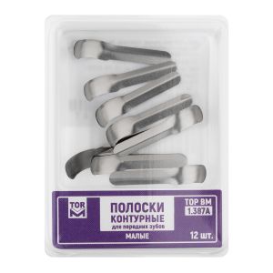 Полоски контурные для передних зубов малые, 12шт, 