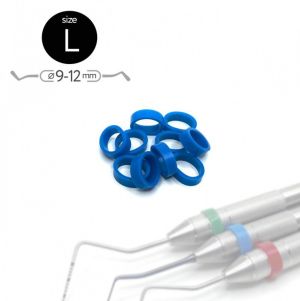 Маркировочные кольца для инструментов р-р L (d9-12мм), синие (50 шт)