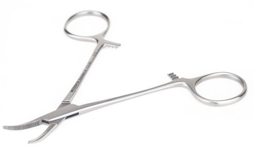 Зажим изогнутый 12см, 113-105-P МЕДЕНТА