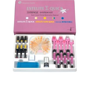 Estelite Sigma Quick-набор 9 шпр. (А1,А2,А3,А3,5,ОА3,ОРА2, Флоу Квик А2,А3,ОА3,Бонд Форс 5мл), Syringe system Kit II, Tokuyama