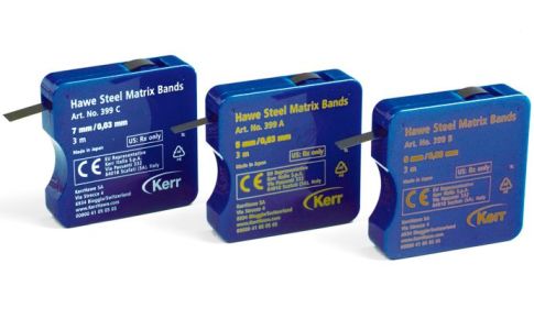 399В (6мм|0,03) Матрицы металлические в рулетке 3м Kerr Hawe