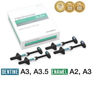 Harmonize Набор Intro Kit Syringe 36633 (Dentine A3, Dentine A3,5, Enamel A2, Enamel A3)-наногибридный композит, Kerr