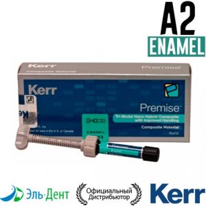 Premise Enamel A2, шприц (4гр.), наногибридный композитный материал, Kerr