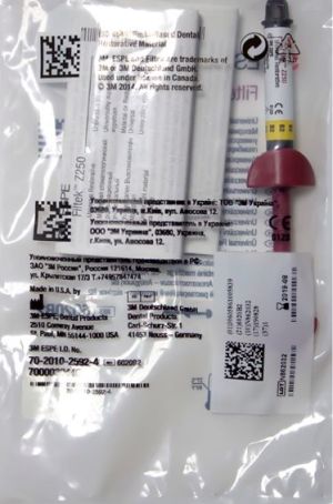Filtek Z250, оттенок B2, универсальный реставрационный материал, 6020B2, шприц (4г.) 3M