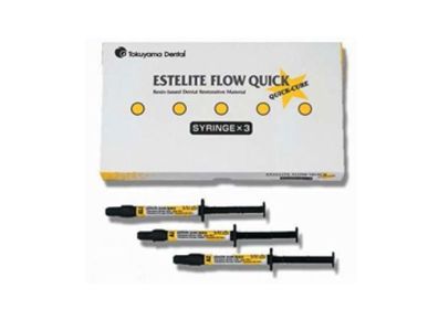Набор Estelite Flow Quick (3 шт х 3,6г (2мл)) оттенки: A2, A3, A3.5; 45 наконечников для шприцев, Tokuyama Dental