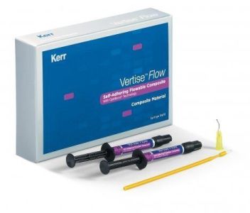 Vertise Flow Tr, (2 шприца по 2гр) самопротравливающий жидкий композит, 34409, Kerr