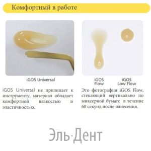 iGOS Flow Цвет BW (1 шпр.-2,6 г) цирконосодержащий жидкотекучий композит, YAMAKIN