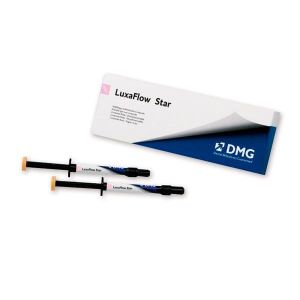 LuxaFlow Star цвет B1, (2 шприца х 1.5гр.), светоотверждаемый текучий композит 214005, DMG