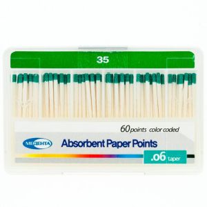 Штифты бумажные конусные .06 №35 (60шт), Meta Biomed