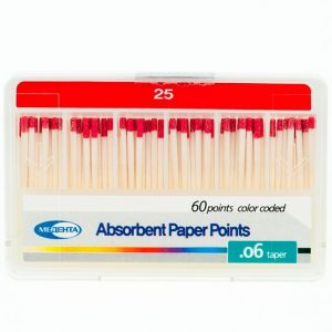 Штифты бумажные конусные .06 №25 (60шт), Meta Biomed