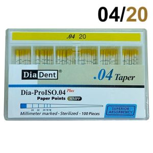 Абсорберы конусные 04 №20 (100шт.), DiaDent
