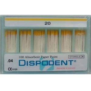 Абсорберы конусные 04 №20 (100шт), Dispodent