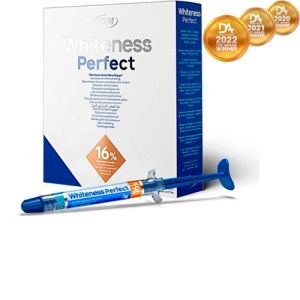 Whiteness Perfect 16% (5шпр.х3г, 2плас., конт.)-домашнее ночное отбеливание на основе перекиси карбамида, FGM (Бразилия)