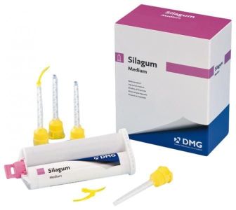 SILAGUM Medium (2картриджа х 50мл) Корригирующий оттискной материал 909716, DMG