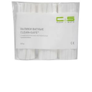 Валики ватные  нестерильные одноразовые №2 - 600шт., Clean+Safe
