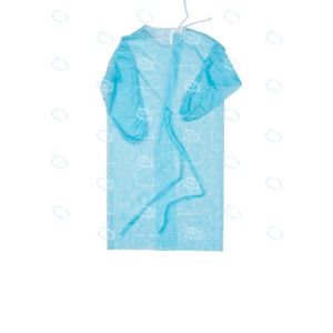 Халат нестерильный, хирургический р.52-54 длина 110см. спанбонд пл.25 г/м2, рукав на резинке (10шт.) НОВИСЕТ