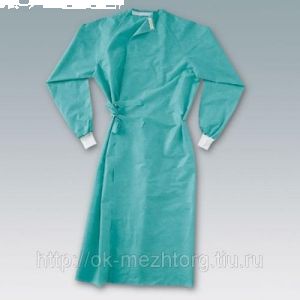 Халат НЕстерильный (рукав на манжетах) спанбонд 25 г/м² , длина 140 см.