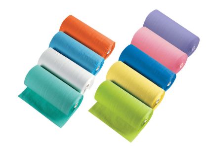 Салфетки в рулоне 80 шт. ГОЛУБЫЕ на завязках, Euronda, Италия