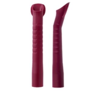 Наконечники для пылесосов многоразовые, бордовые ЕМ19 L-11,4см, d16мм, 10шт. (Евронда)