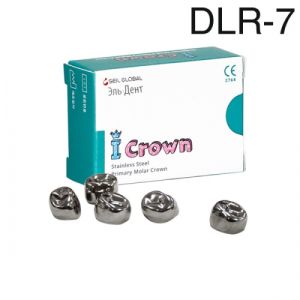 Коронки I CROWN Refill DLR-7 из нержавеющей стали детские (5 шт) Seil Global