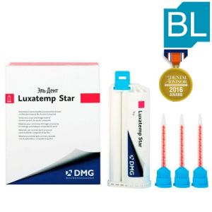 Luxatemp Star Automix BL (отбел.), (1 картридж 50мл (76г)+15 насадок), самополимеризующийся композит 110911, DMG