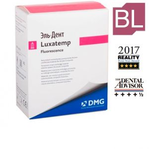 Luxatemp Fluorescence BL (1 картридж 50мл (76г)+15 насадок) самополимеризующийся композит 110589, DMG