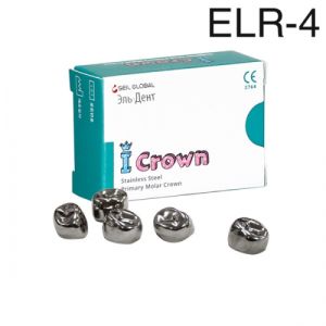 Коронки I CROWN Refill ELR-4 из нержавеющей стали детские (5 шт) Seil Global