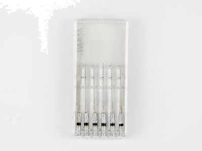 Short Barbed Broaches №6 (Mani), 21 мм (6 шт.) - пульпоэкстракторы ручные короткие