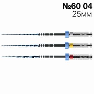 VDW.ROTATE 60.04, L 25 - эндодонтич. инструмент для обработки корневого канала, блистер 4шт.