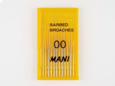 Barbed Broaches (Mani), ISO-00, 52 мм (12 шт.) - пульпоэкстракторы ручные
