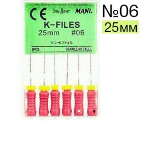 К-Files №06 25мм (6шт.) Мани