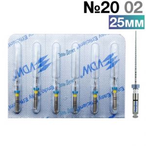 FlexMaster Тейпер NiTi №20 02 L25, VDW
