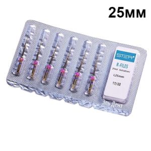R-files Gold ручные, в ассортименте, 25мм, 6шт. STEA