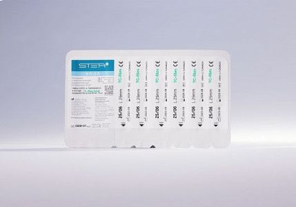 Файлы машинные с памятью формы TC-files, размер 25/.06, длина 21мм, никель-титан - 6 шт. STEA