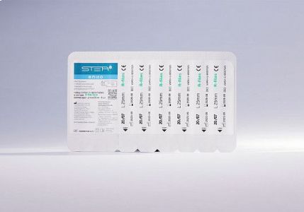 Файлы машинные R-files Gold, для первичной эндодонтии, размер 20/.07, длина 21мм, никель-титан - 6 шт. STEA