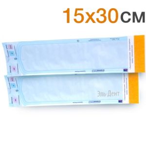 Пакеты для стерилизации 15х30см комбинированные самоклеящиеся (200шт.), Клинипак