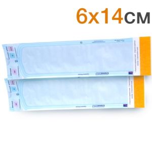 Пакеты для стерилизации 6х14см комбинированные самоклеящиеся (200шт.), Клинипак