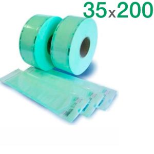 Рулон для паровой и газовой стерилизации (35 смх200м с индикатором) * Клинипак*