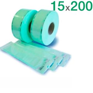 Рулон для паровой и газовой стерилизации (15 смх200м с индикатором) * Клинипак*