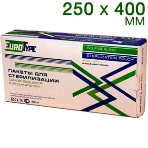 Пакеты для стерилизации EuroТуре 250 х 400 мм (200шт.)