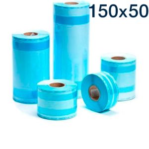 Рулон для стерилизации со складкой 150х50мм/100м "Клинипак"