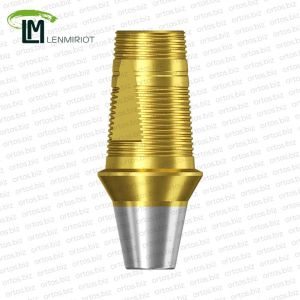 Титановое основание TiN Bell аналог GEO, совместимое с Osstem Mini, Lenmiriot M