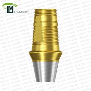 Титановое основание TiN Bell аналог GEO, совместимое с Dentium Implantium, Lenmiriot I
