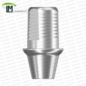 Титановое основание Flat, совместимое с NobelActive RP, Lenmiriot A, NobelReplace Conical Connection, Lenmiriot CC
