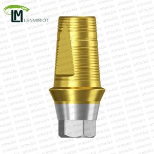 Титановое основание TiN Bell аналог GEO, совместимое с Osstem Regular, Lenmiriot R