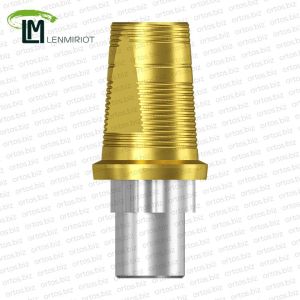 Титановое основание TiN Bell аналог GEO, совместимое с NobelReplace RP