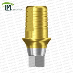 Титановое основание TiN Flat, совместимое с Osstem Mini, Lenmiriot M