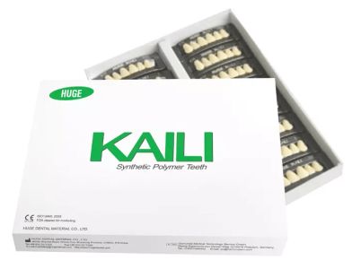 Зубы акриловые Kaili 28*1/ A4; S2 1 уп. (4 гарн.); A4S2/L2/30_Kaili