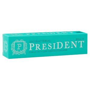 Зубная паста President Antibacterial (RDA 75); (50 мл.)