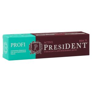 Зубная паста PRESIDENT PROFI Active (RDA 75); (100 мл.)